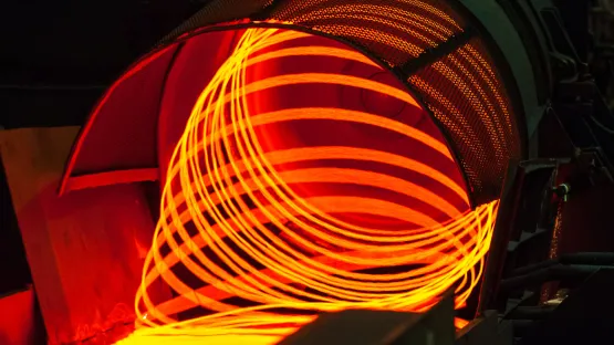 Glödgning av metaller.