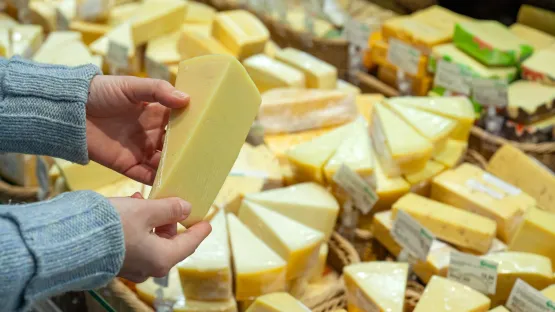 Förpackning av ost