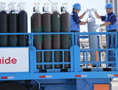 Säker transport av gasflaskor